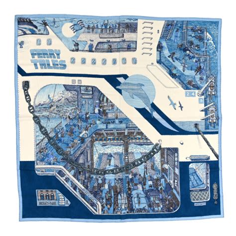 ferry tales hermes|HERMES 100cm CASHMERE SCARF .